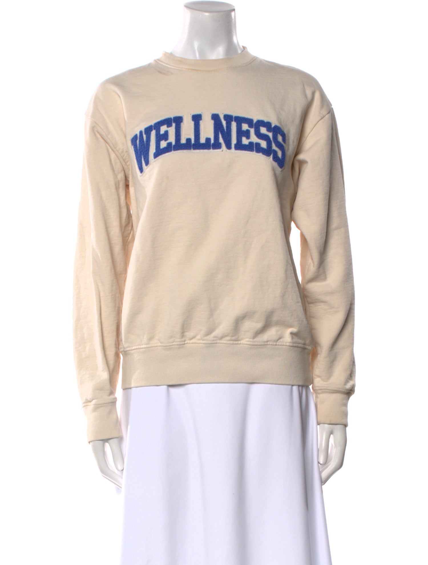 Sporty & Rich Graphic Print Crew Neck Sweatshirt