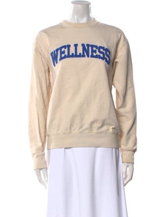 Sporty & Rich Graphic Print Crew Neck Sweatshirt