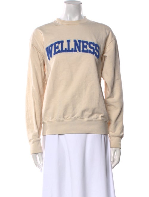 Sporty & Rich Graphic Print Crew Neck Sweatshirt