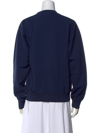 Sporty & Rich Graphic Print Crew Neck Sweatshirt