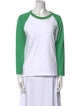 Sporty & Rich Graphic Print Scoop Neck T-Shirt