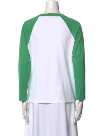 Sporty & Rich Graphic Print Scoop Neck T-Shirt