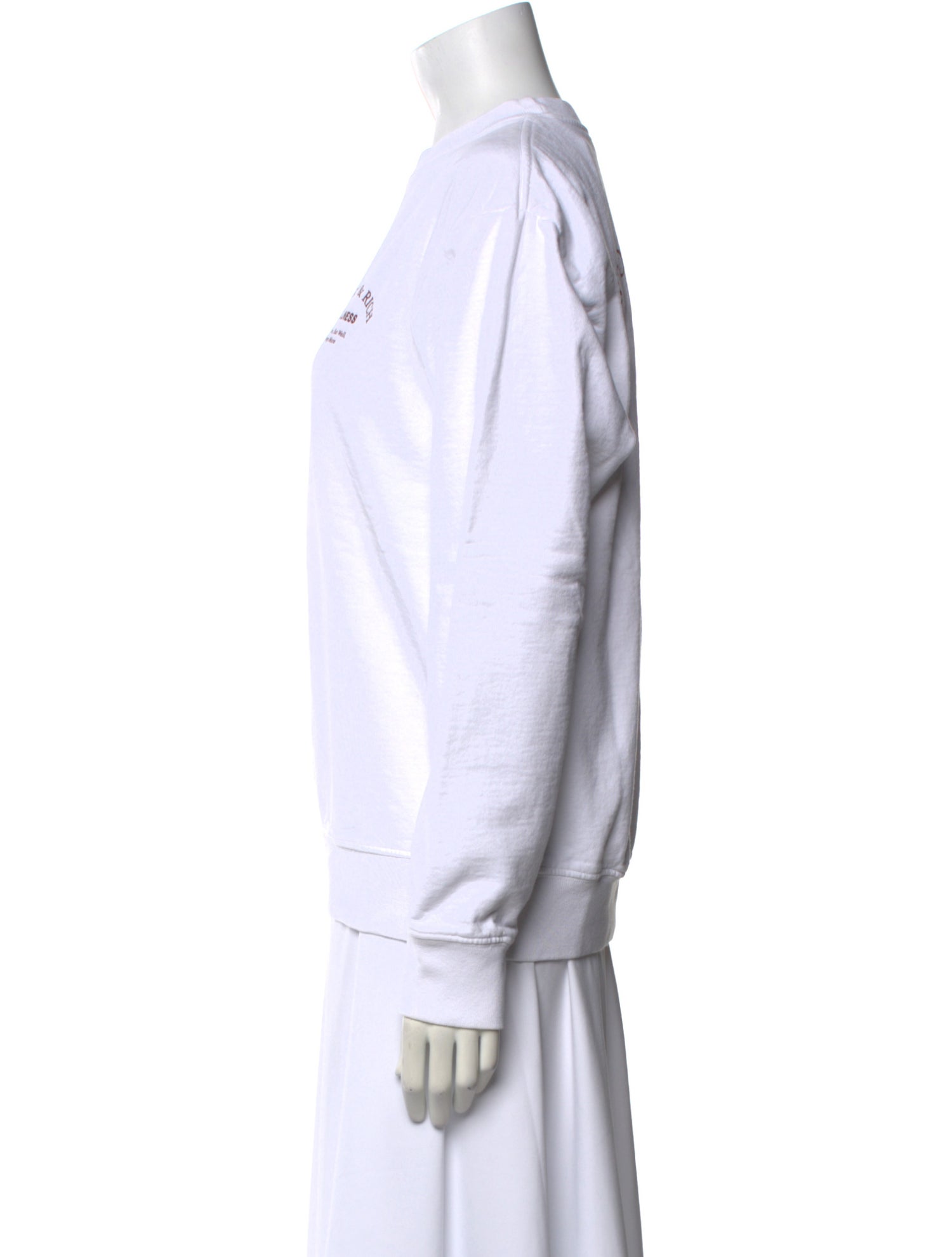 Sporty & Rich Crew Neck Long Sleeve Sweatshirt