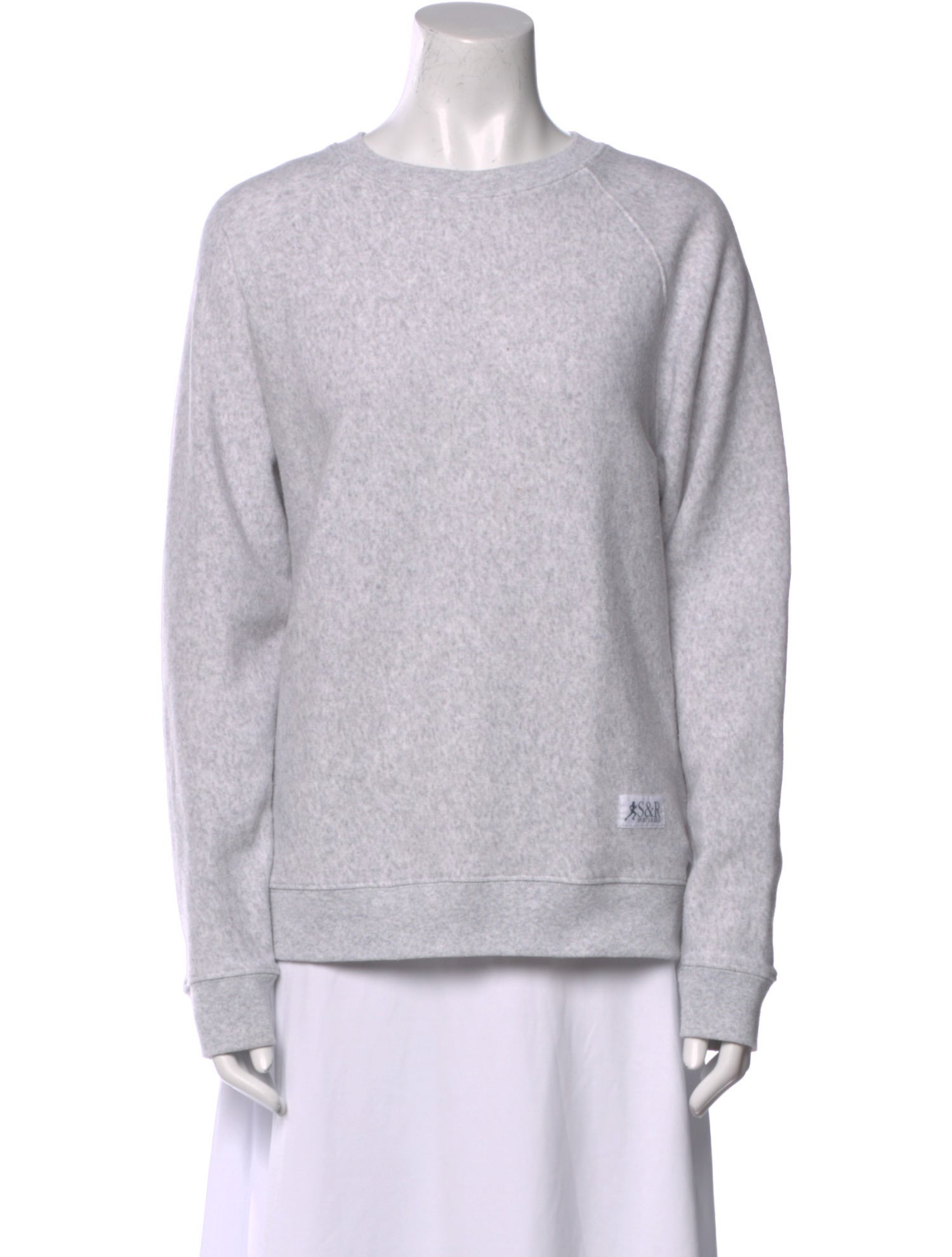 Sporty & Rich Crew Neck Long Sleeve Sweatshirt