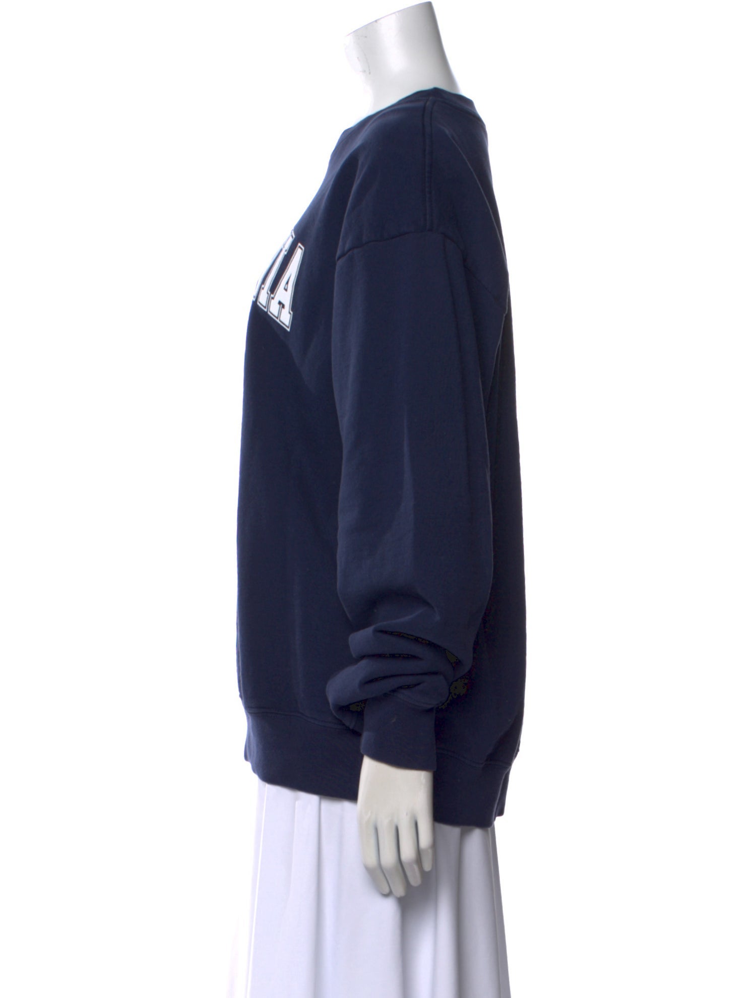 Sporty & Rich Graphic Print Crew Neck Sweatshirt