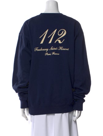 Sporty & Rich Crew Neck Long Sleeve Sweatshirt