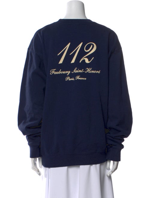 Sporty & Rich Crew Neck Long Sleeve Sweatshirt