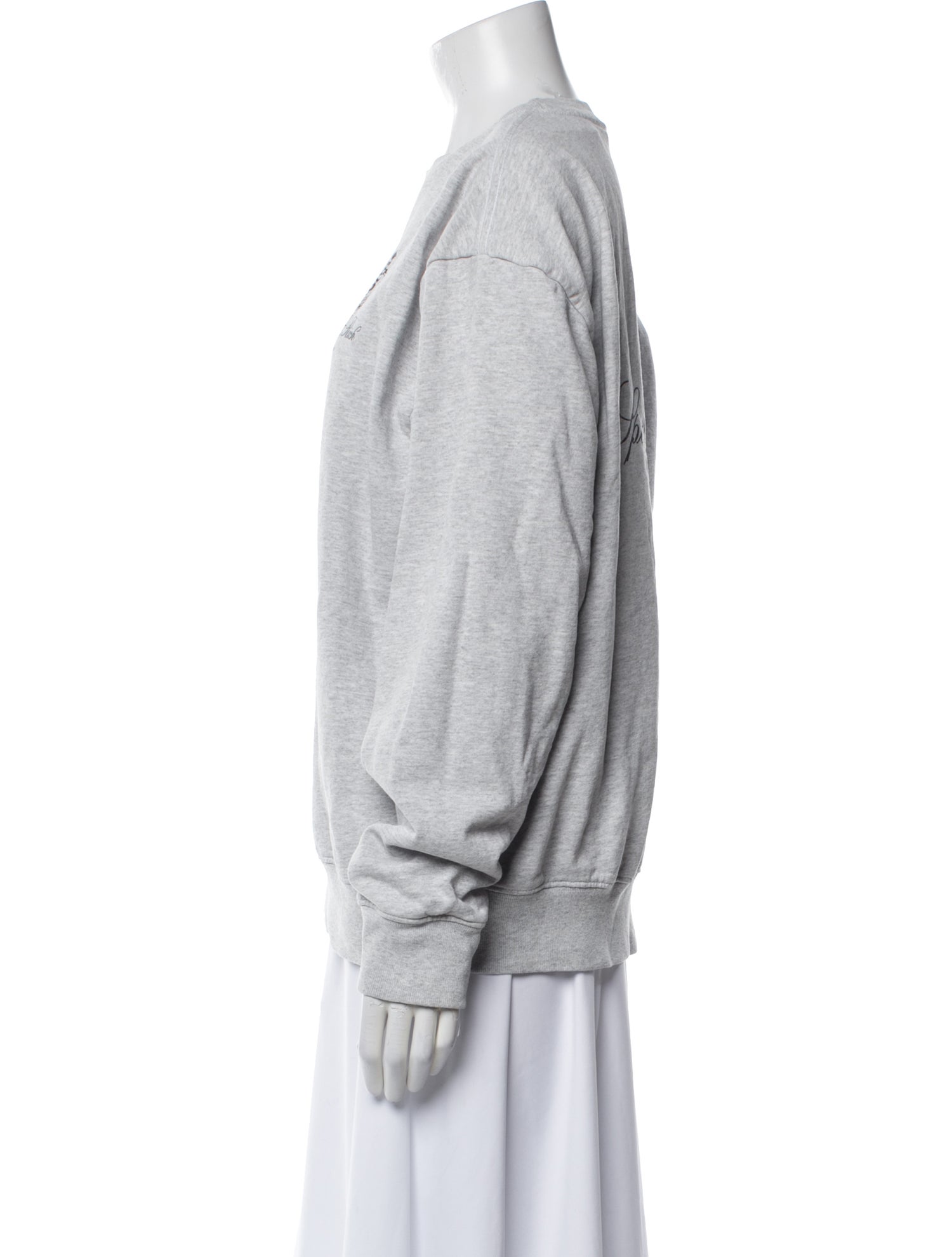 Sporty & Rich Crew Neck Long Sleeve Sweatshirt