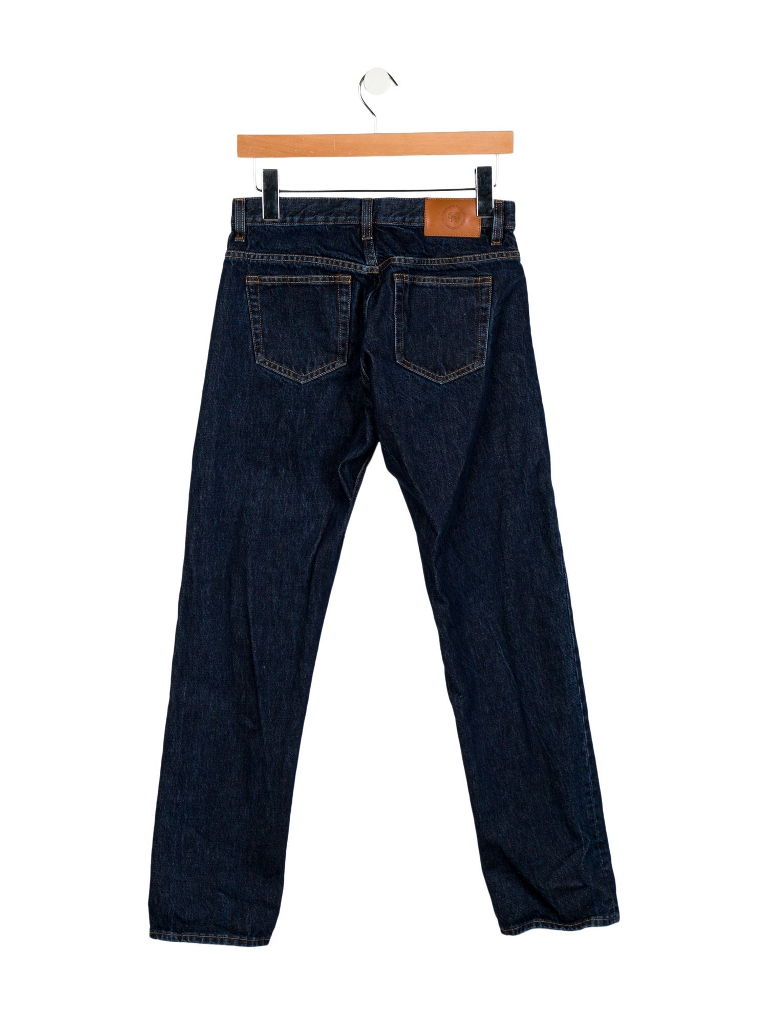 Sporty & Rich Mid-Rise Straight Leg Jeans