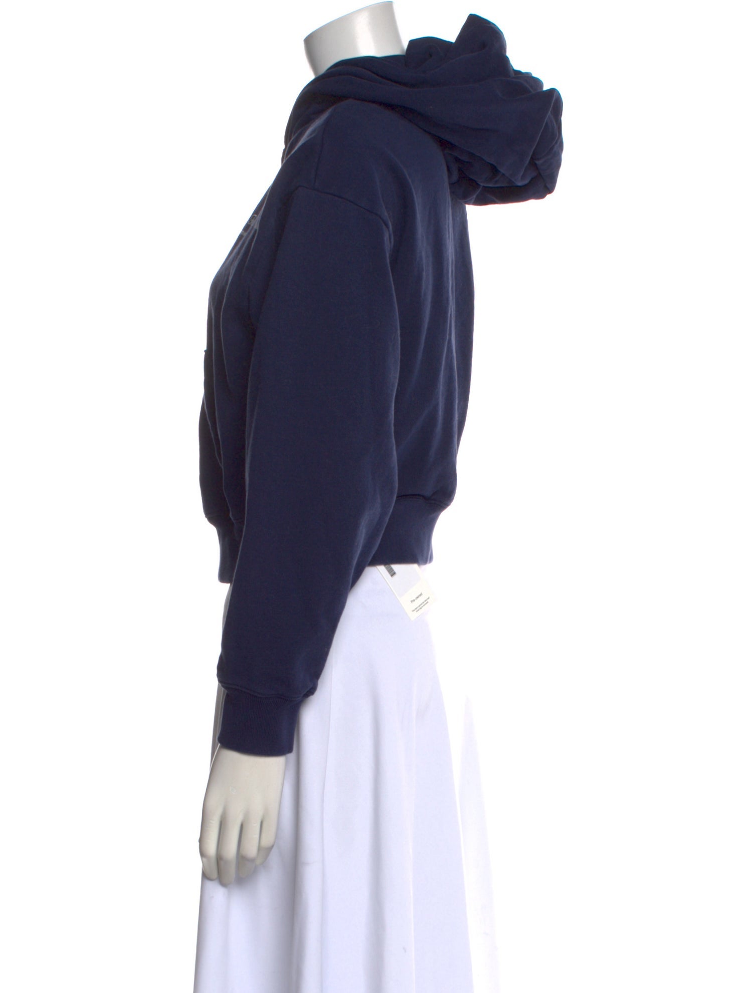 Sporty & Rich Elara Zip-Up Graphic Print Sweater