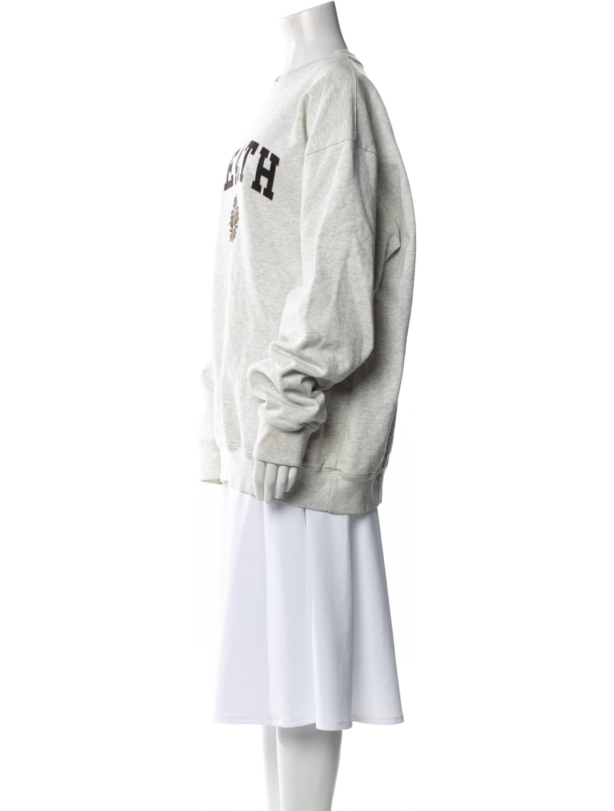 Sporty & Rich Graphic Print Crew Neck Sweatshirt