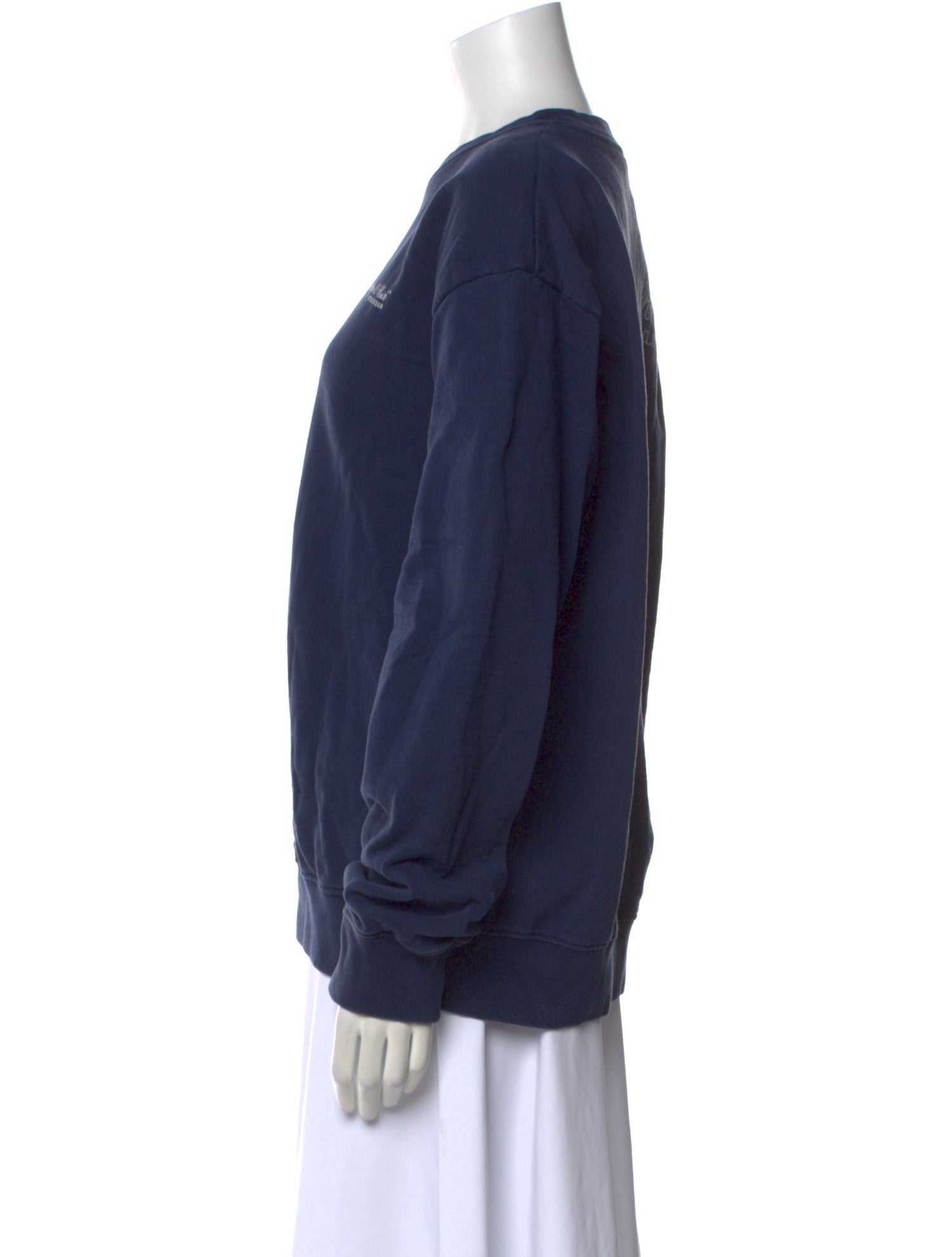 Sporty & Rich Graphic Print Crew Neck Sweatshirt