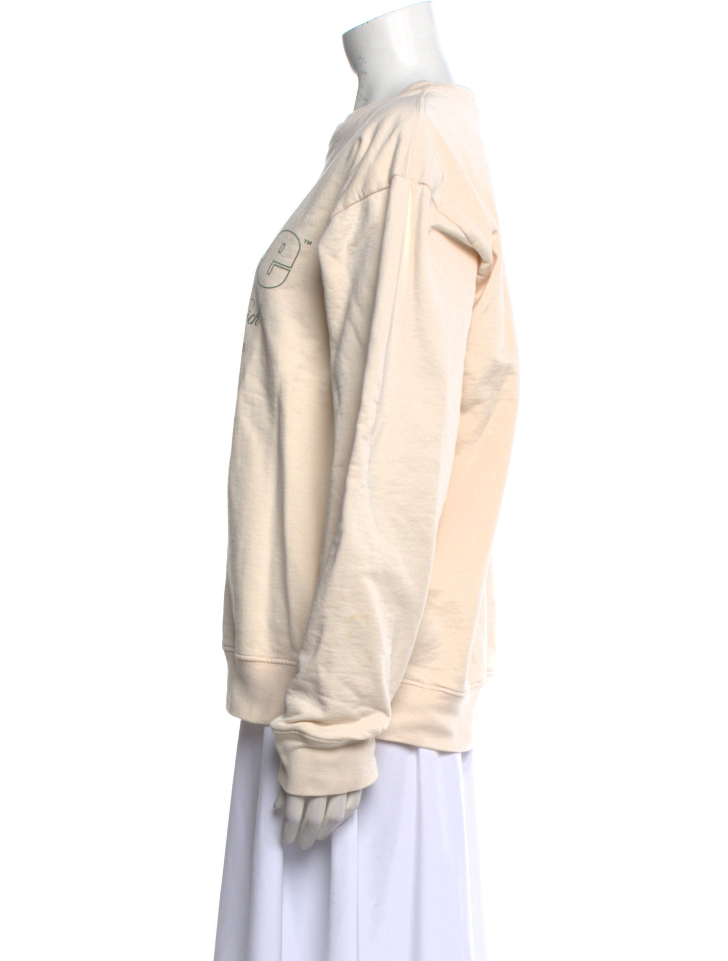 Sporty & Rich Graphic Print Crew Neck Sweatshirt