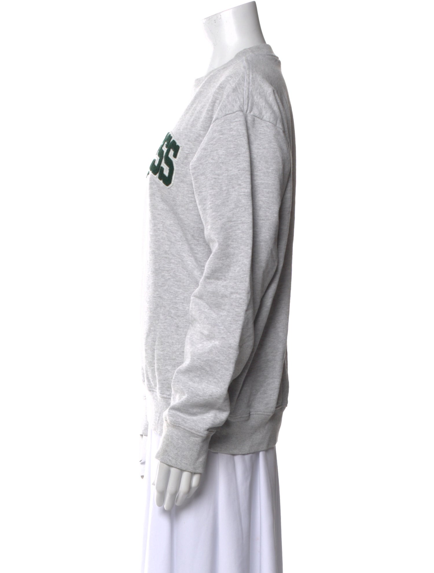 Sporty & Rich Graphic Print Crew Neck Sweater