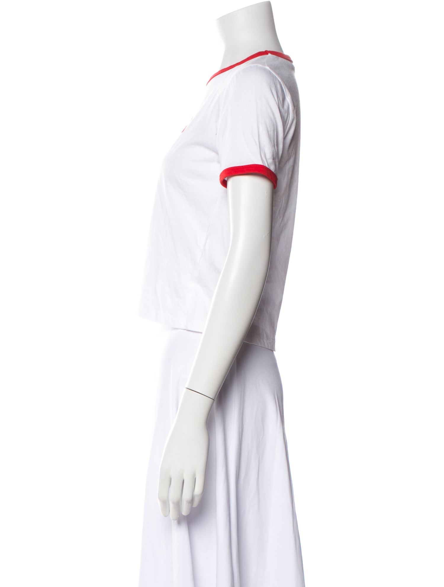 Sporty & Rich Graphic Print Crew Neck T-Shirt