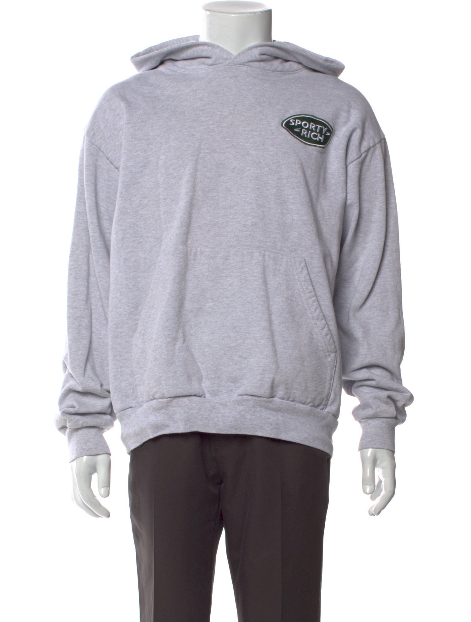 Sporty & Rich Graphic Print Crew Neck Hoodie