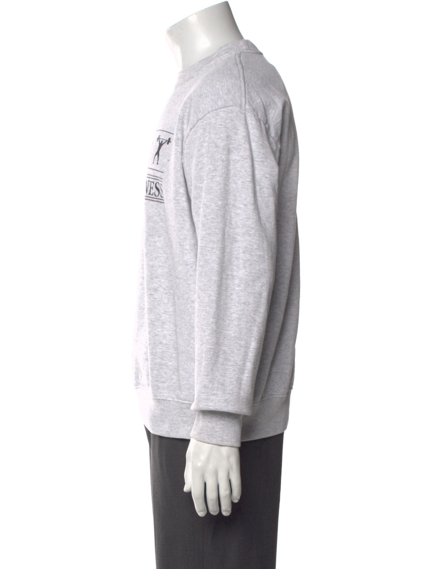 Sporty & Rich Graphic Print Crew Neck Pullover