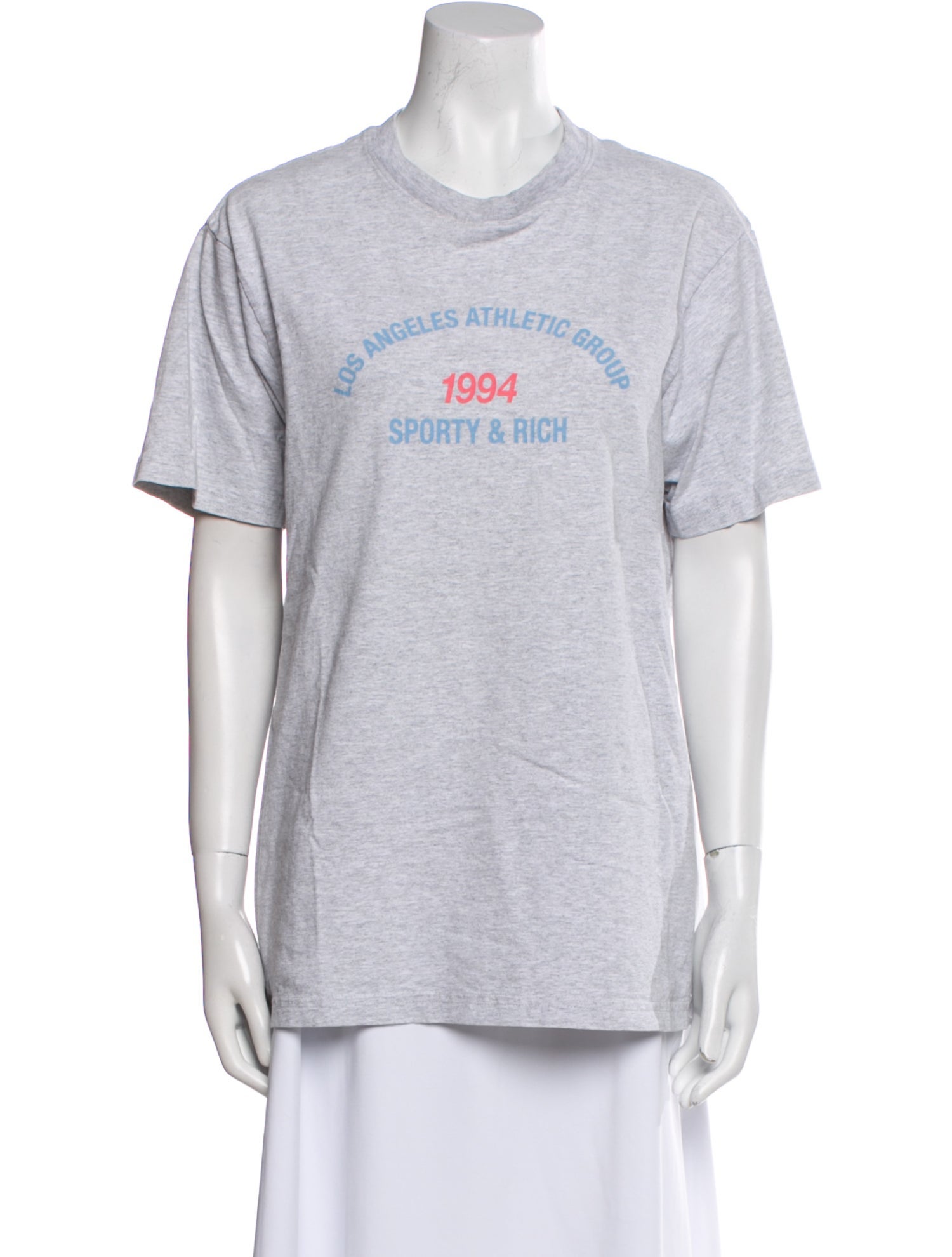 Sporty & Rich Graphic Print Crew Neck T-Shirt