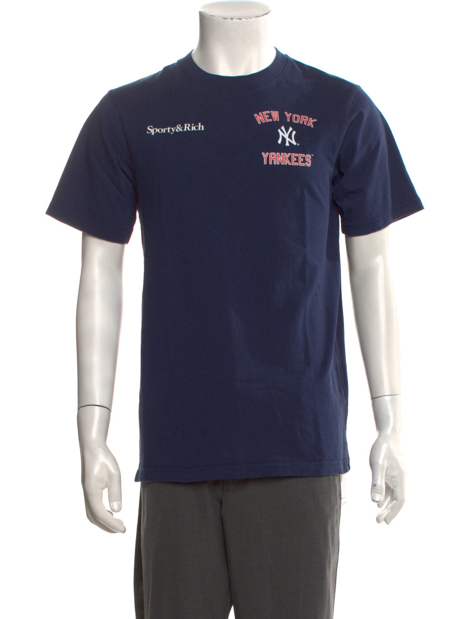 Sporty & Rich Graphic Print Crew Neck T-Shirt