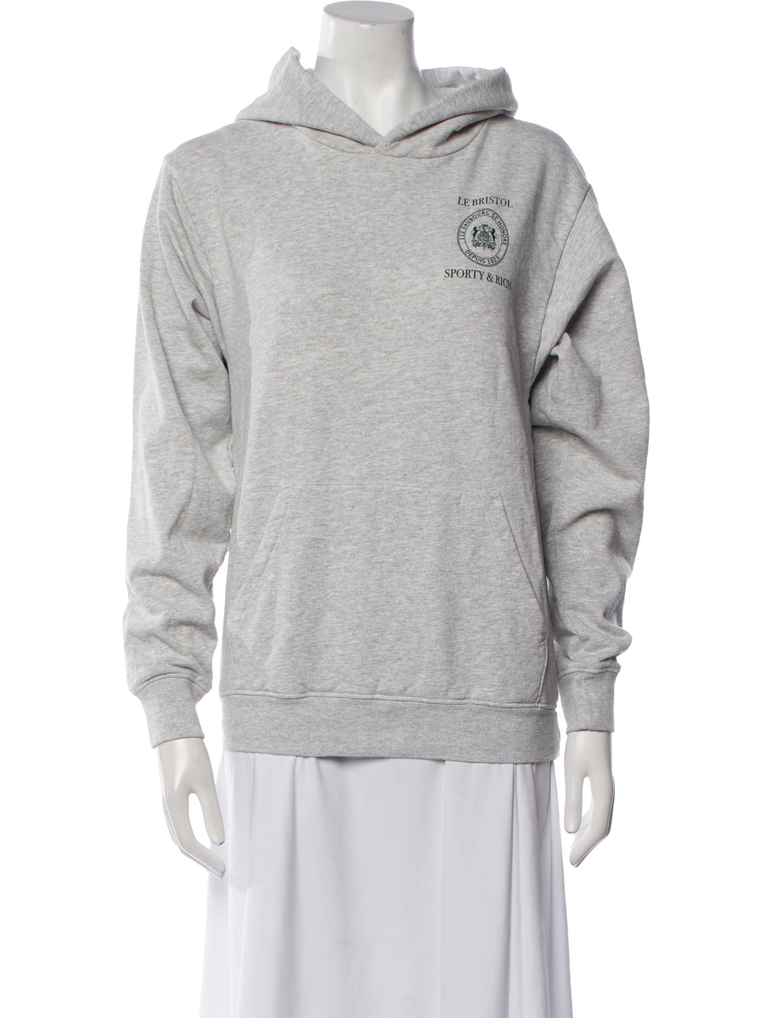 Sporty & Rich Turtleneck Long Sleeve Sweatshirt