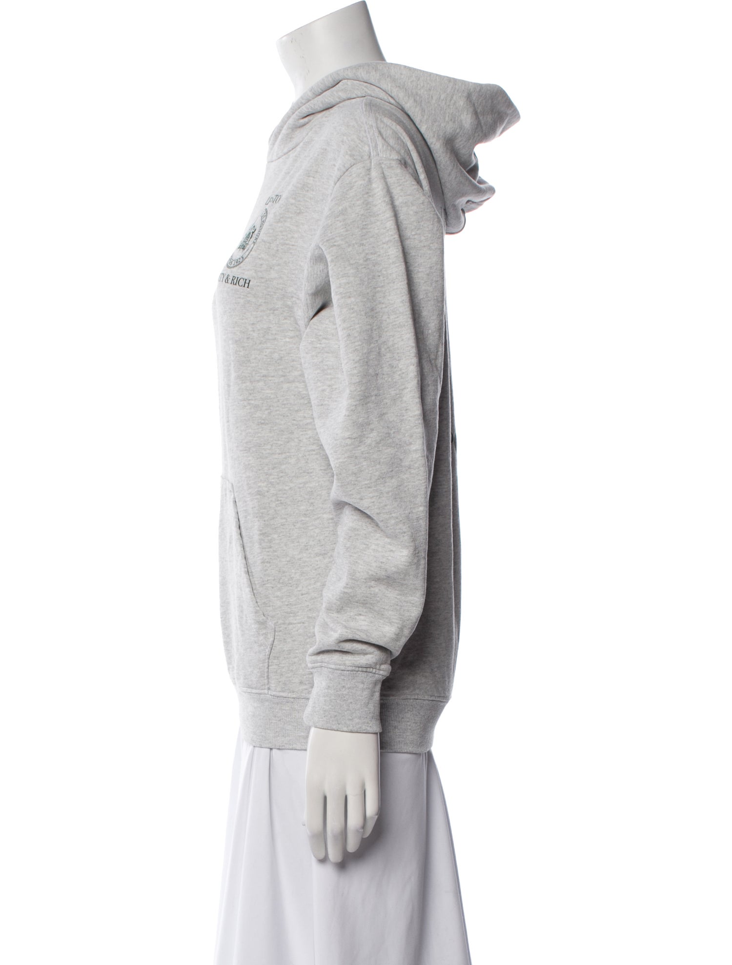 Sporty & Rich Turtleneck Long Sleeve Sweatshirt