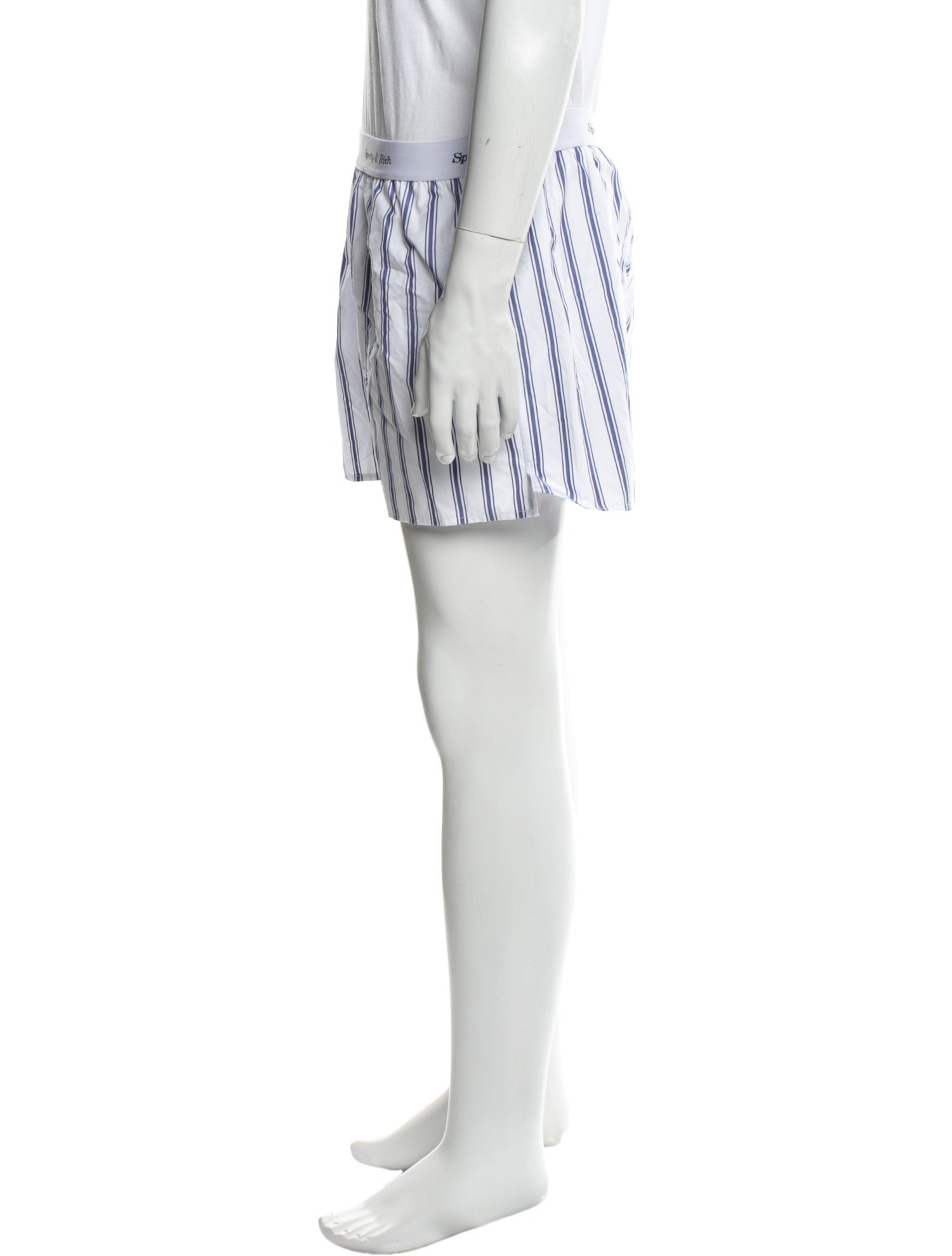 Sporty & Rich Striped Jogger Shorts w/ Tags