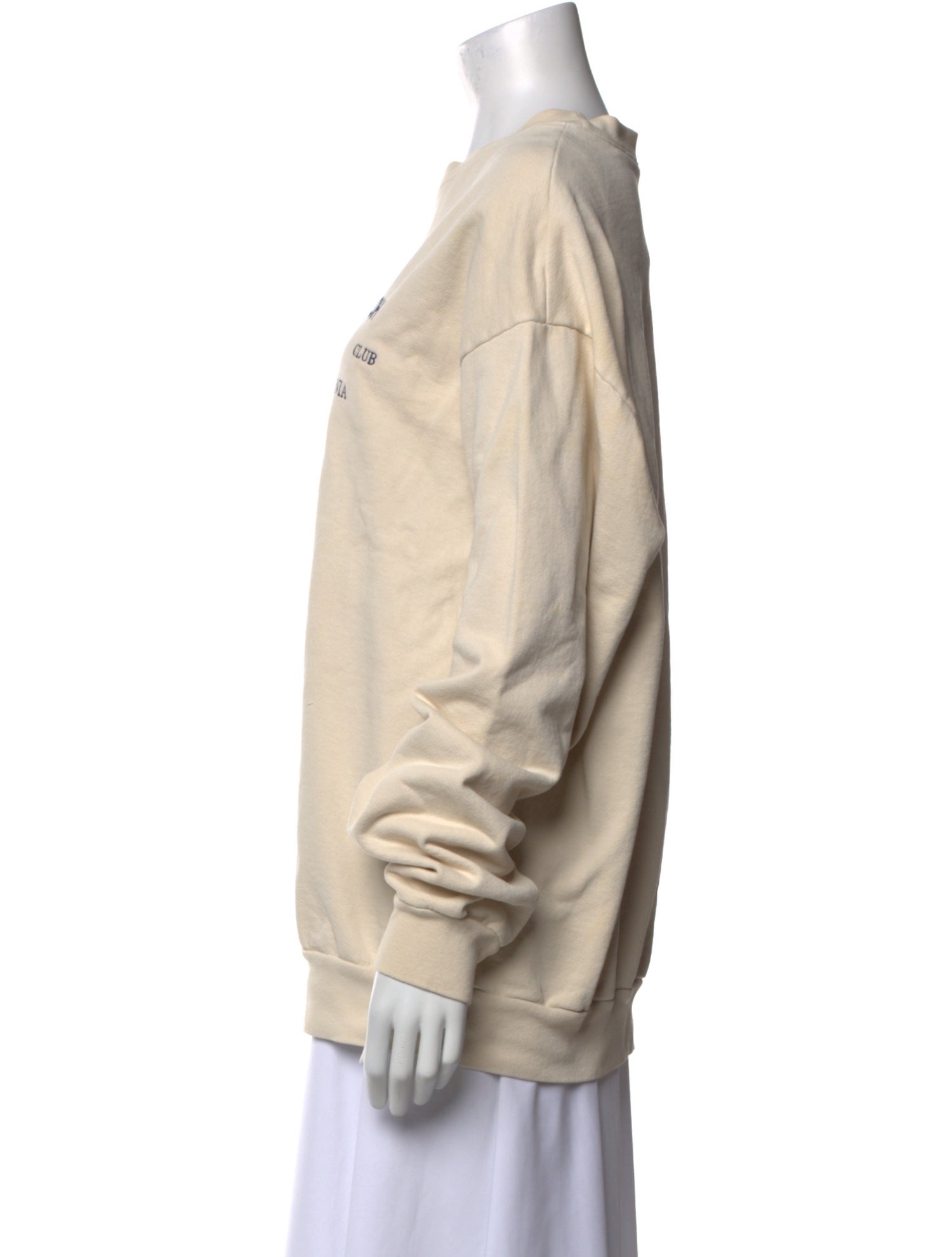 Sporty & Rich Graphic Print Crew Neck Sweatshirt