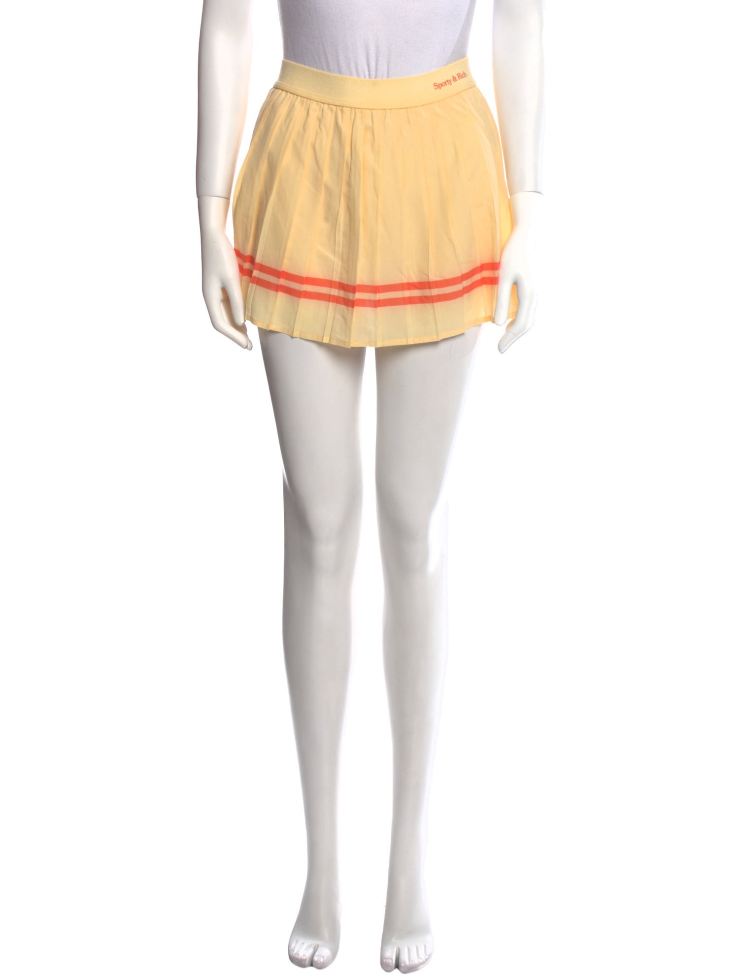 Sporty & Rich Striped Mini Shorts