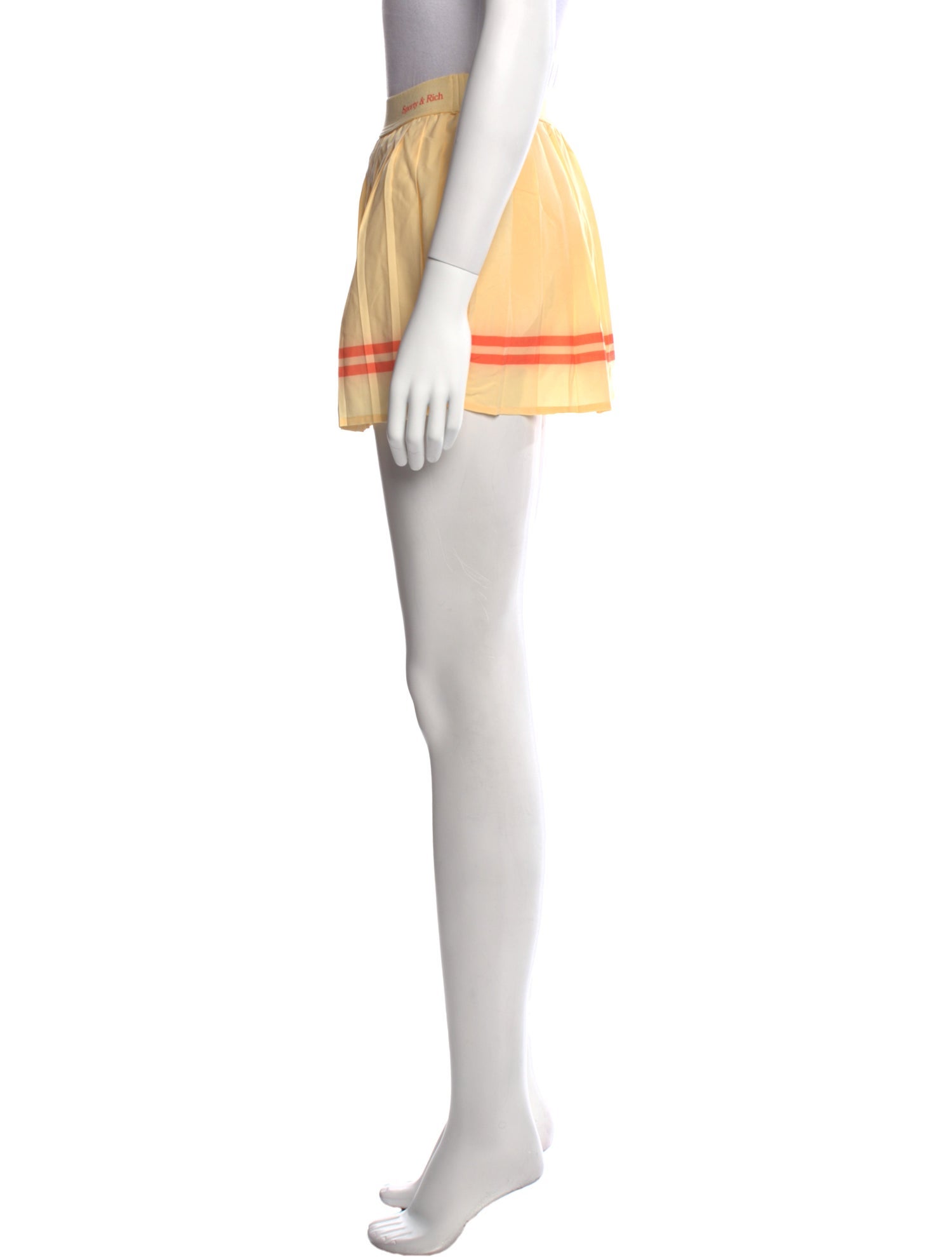 Sporty & Rich Striped Mini Shorts