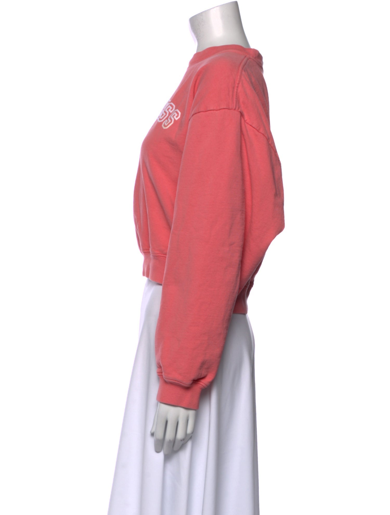 Sporty & Rich Graphic Print Crew Neck Sweatshirt