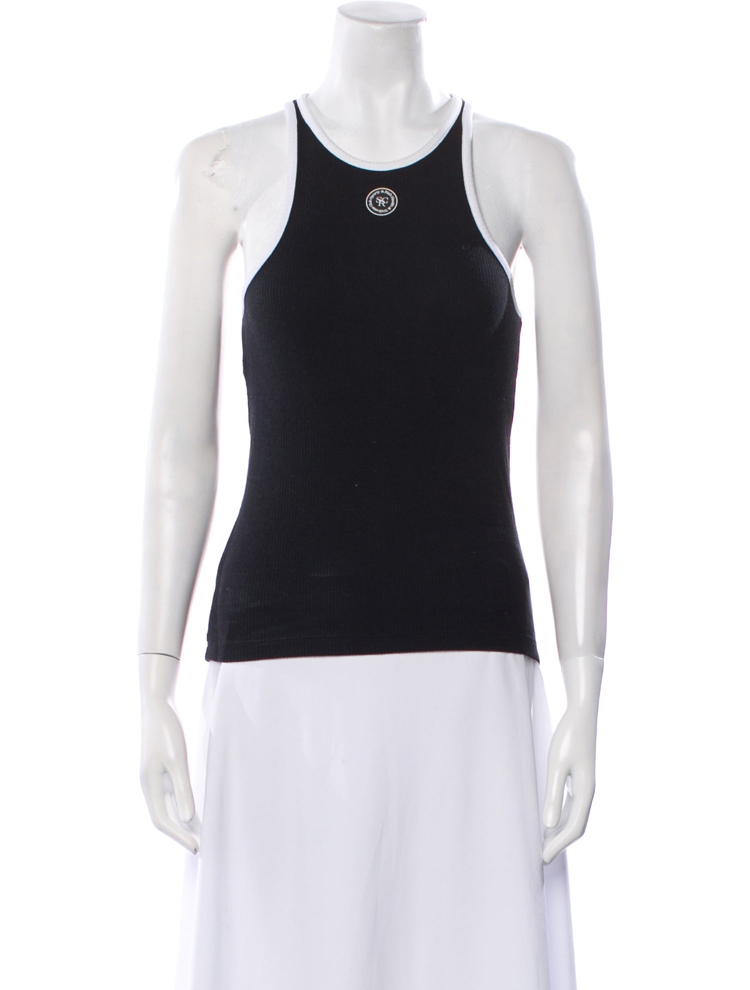 Sporty & Rich Crew Neck Sleeveless Top