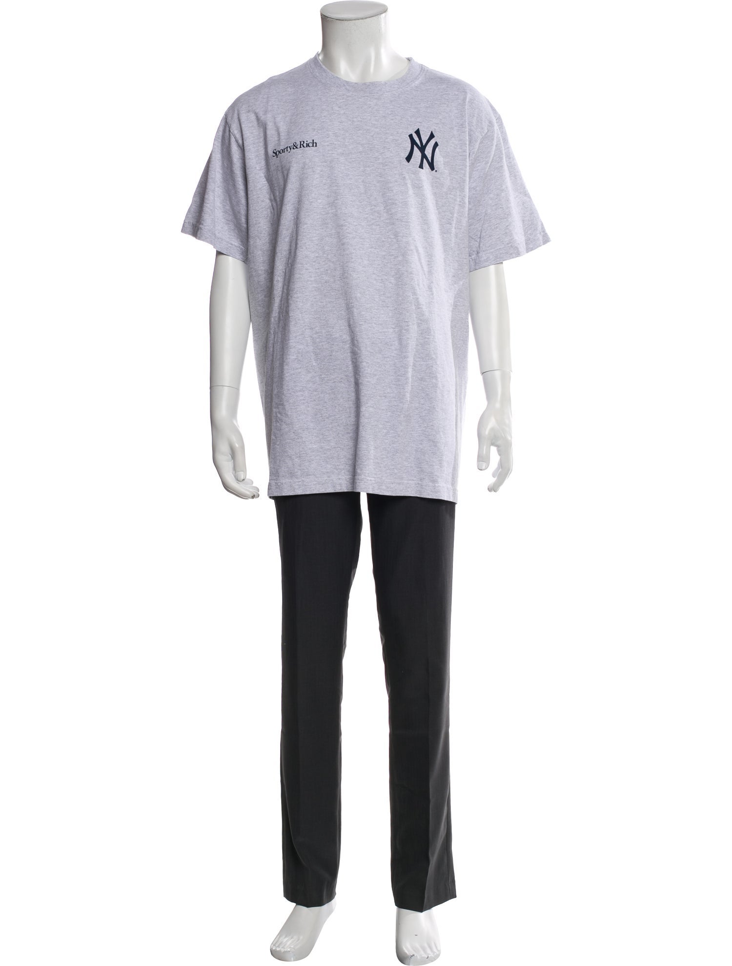 Sporty & Rich Graphic Print Crew Neck T-Shirt w/ Tags