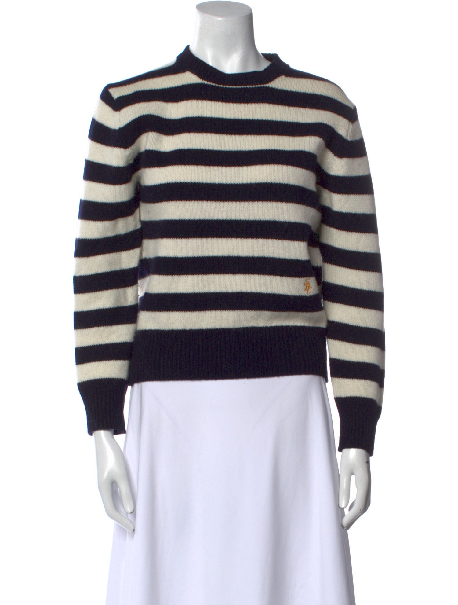 Sporty & Rich Wool Striped Sweater