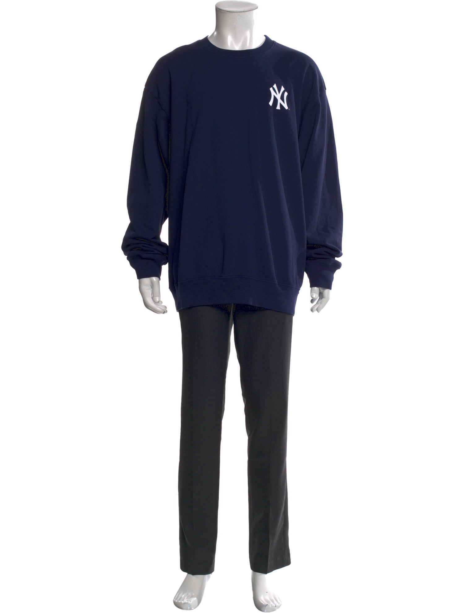 Sporty & Rich Graphic Print Crew Neck Sweatshirt w/ Tags