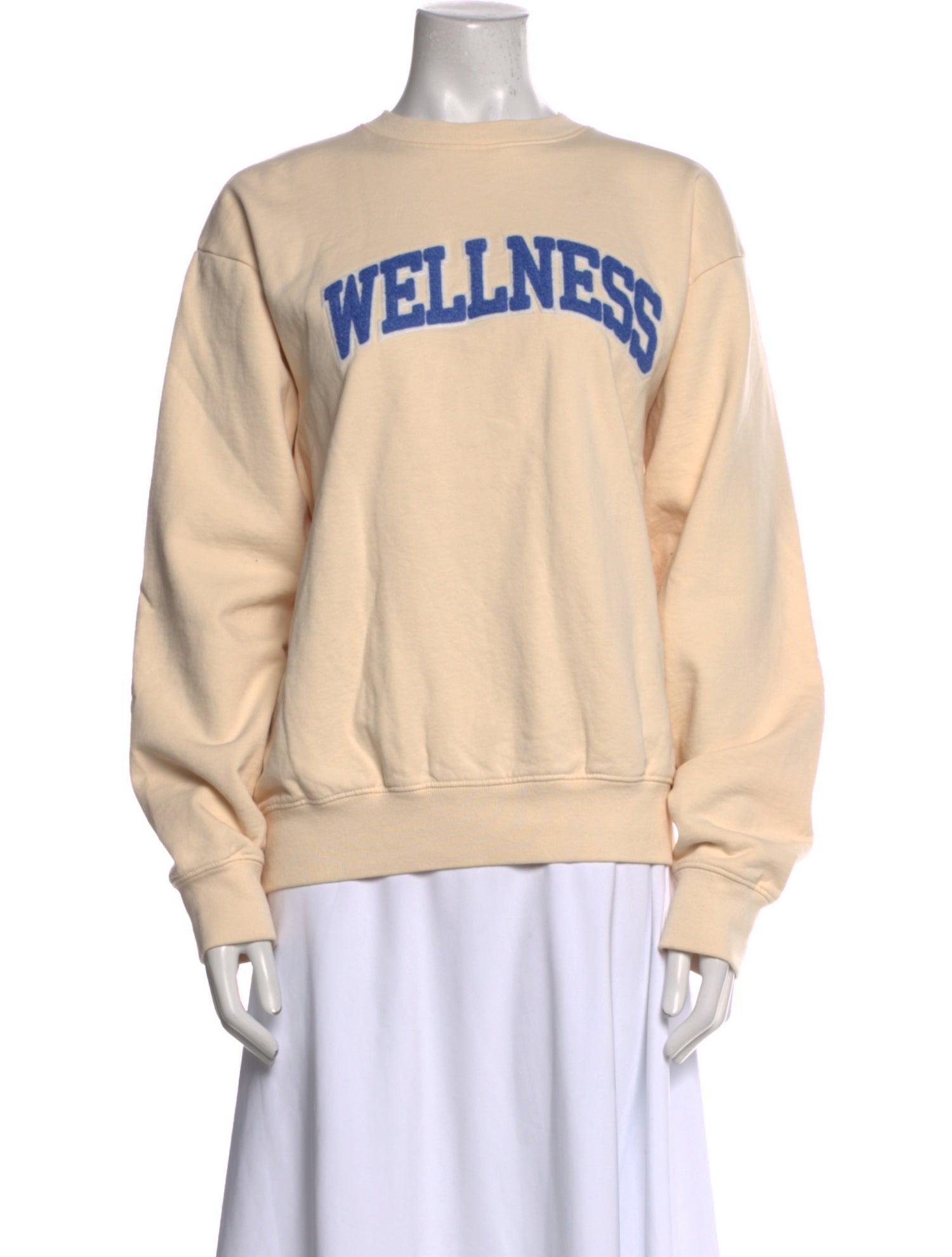 Sporty & Rich Graphic Print Crew Neck Sweatshirt