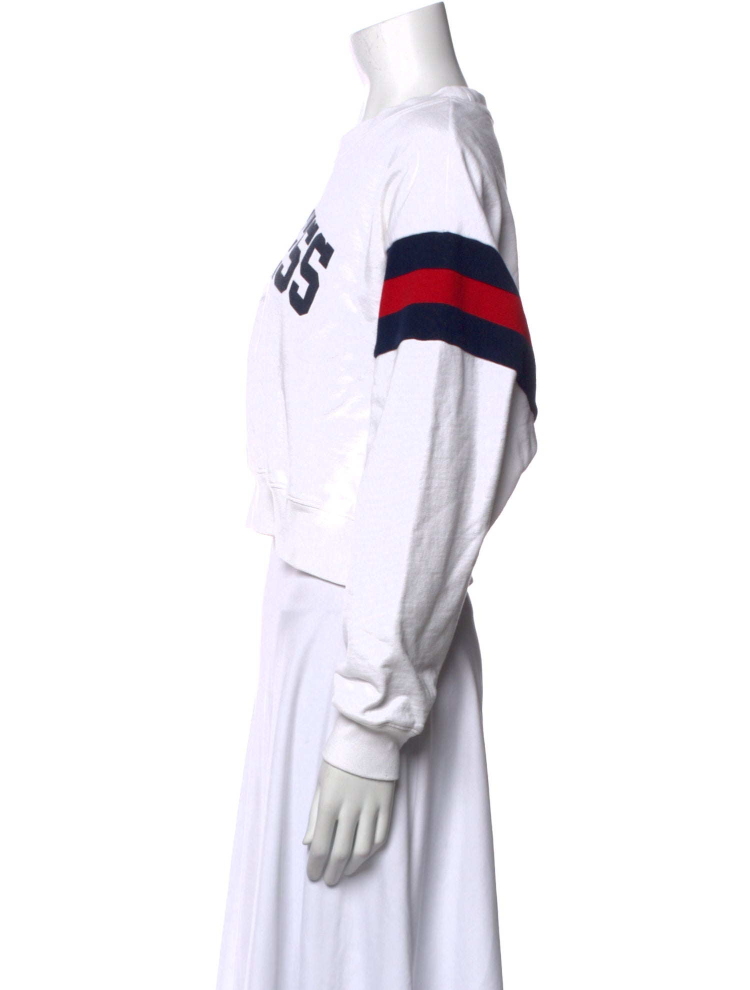 Sporty & Rich Graphic Print Crew Neck Sweatshirt