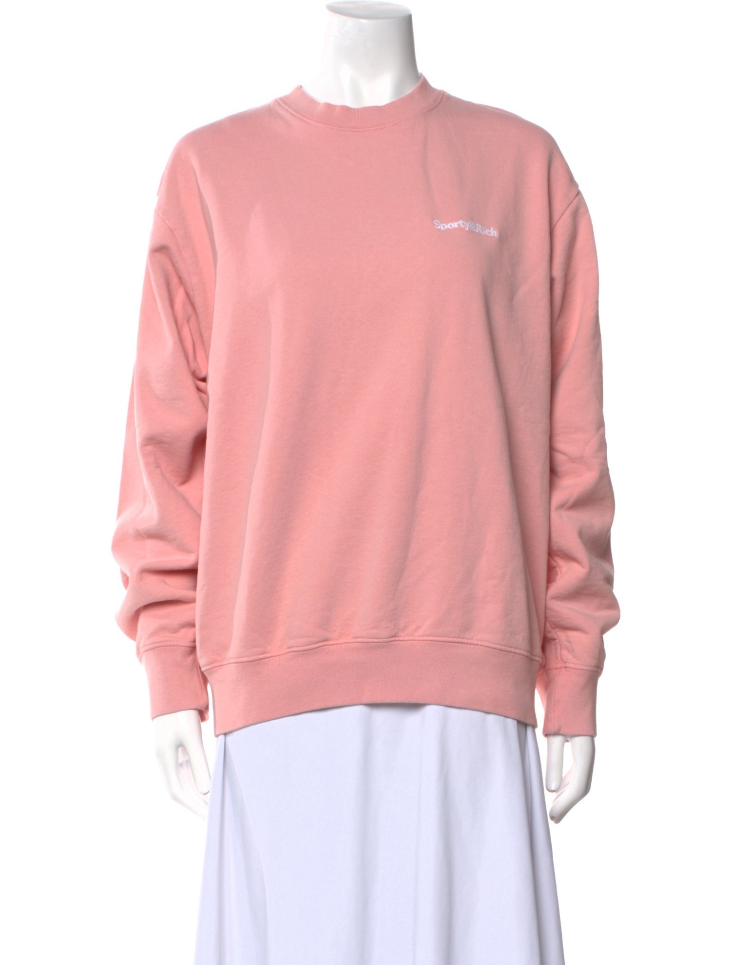 Sporty & Rich Crew Neck Long Sleeve Sweatshirt
