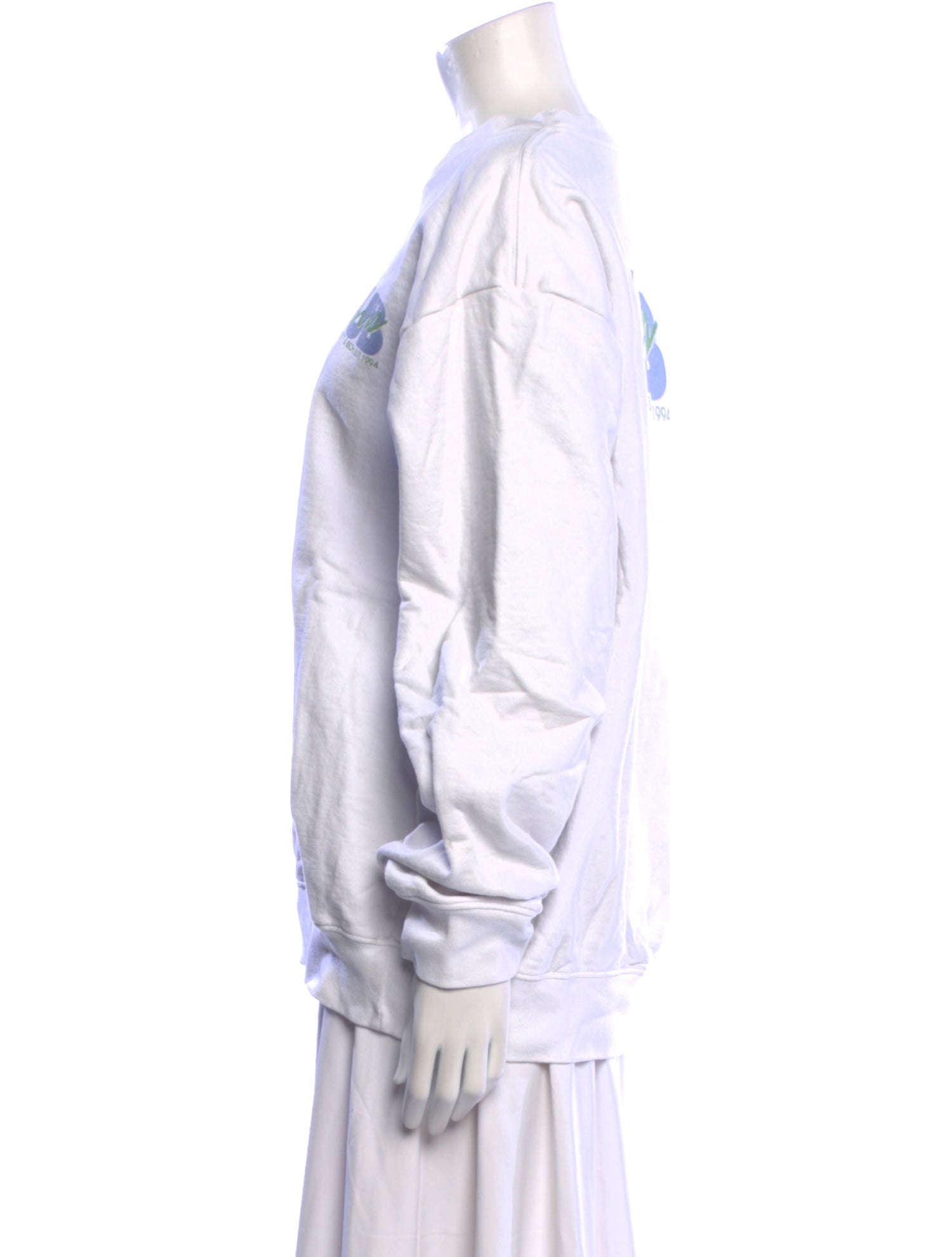 Sporty & Rich Graphic Print Crew Neck Sweatshirt