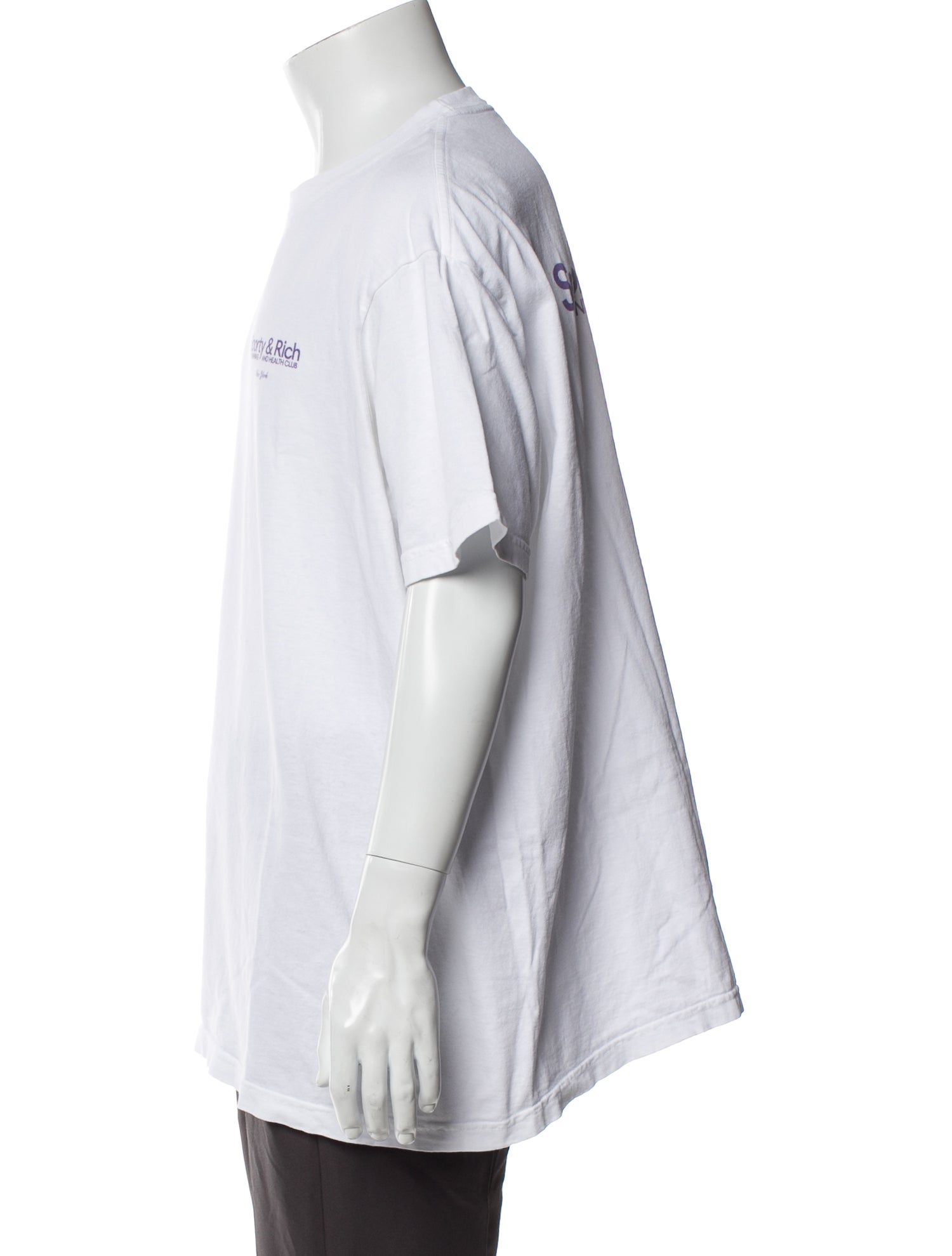 Sporty & Rich Graphic Print Crew Neck T-Shirt