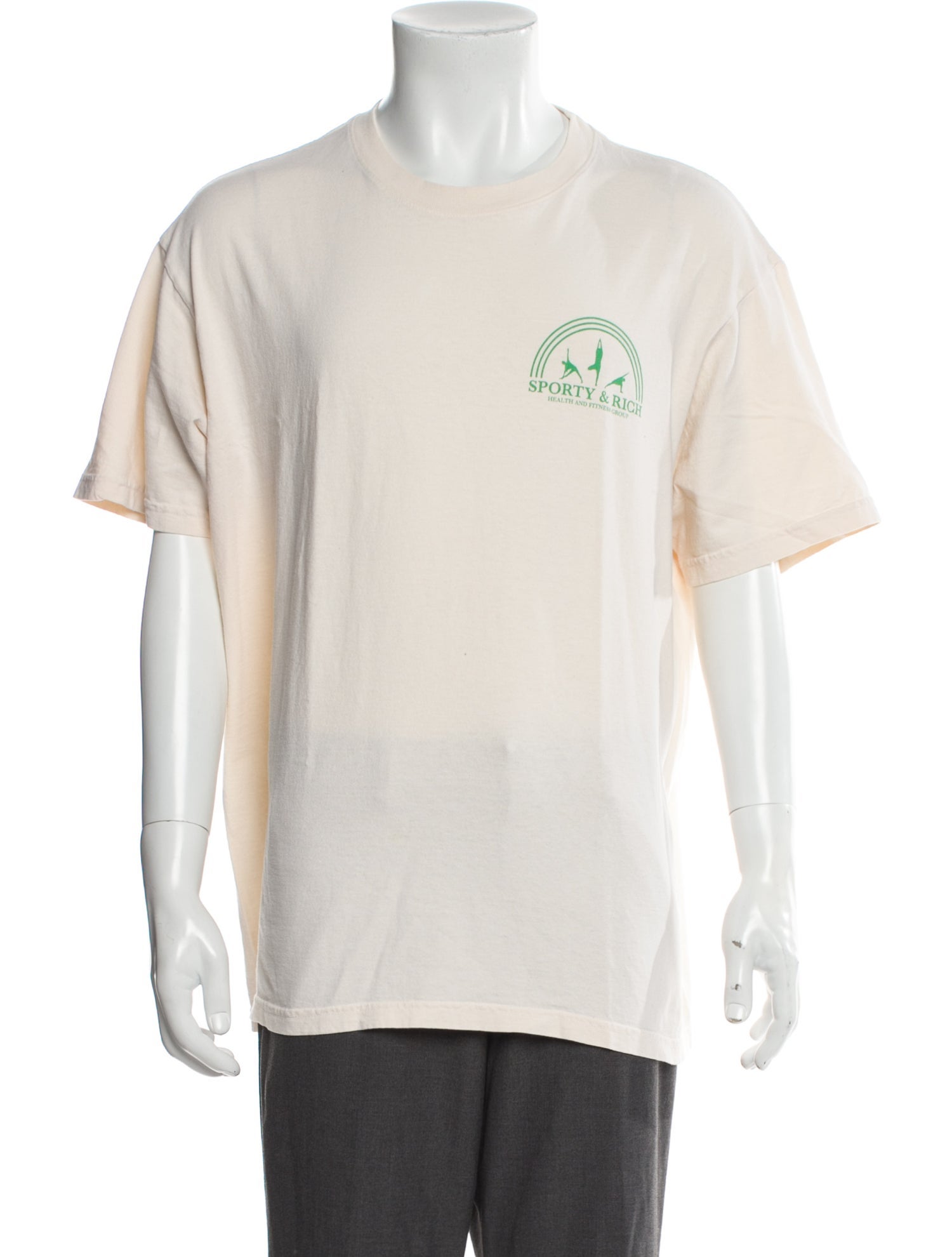 Sporty & Rich Graphic Print Crew Neck T-Shirt