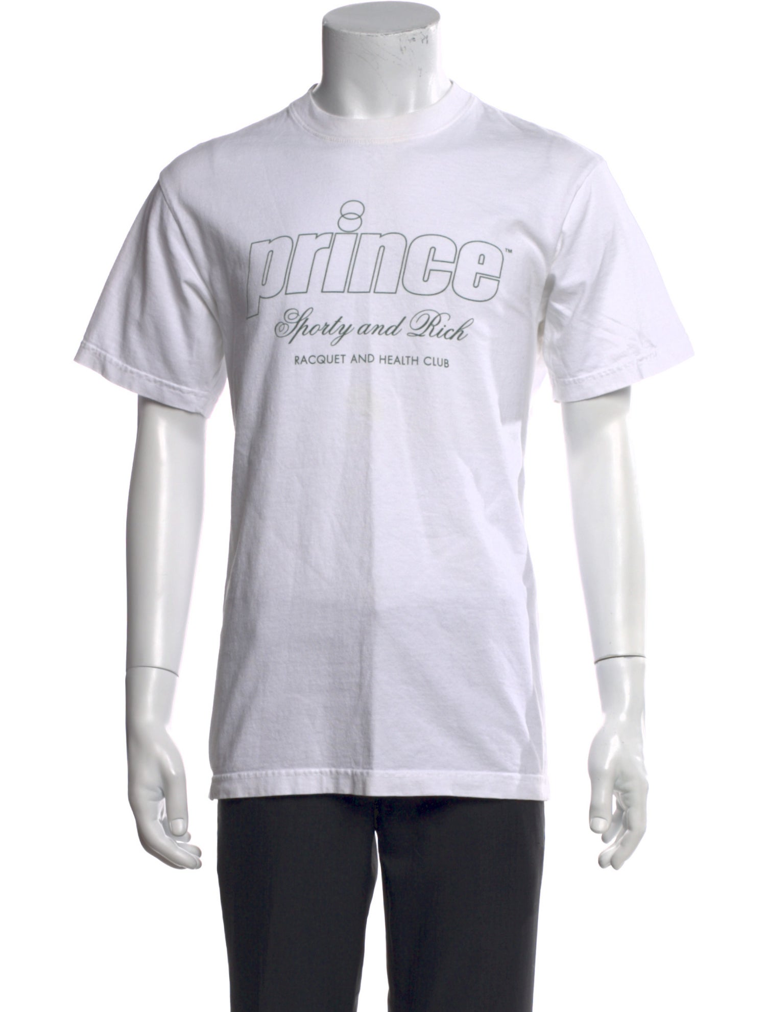 Sporty & Rich Graphic Print Crew Neck T-Shirt