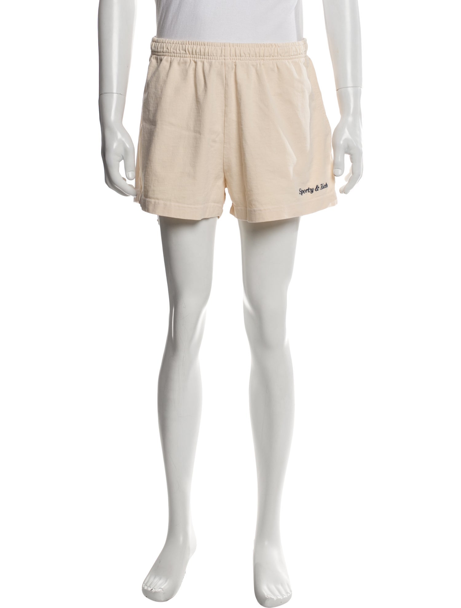 Sporty & Rich Graphic Print Jogger Shorts