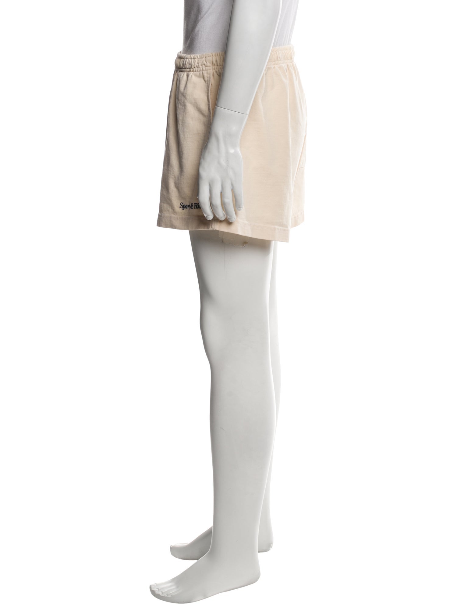 Sporty & Rich Graphic Print Jogger Shorts