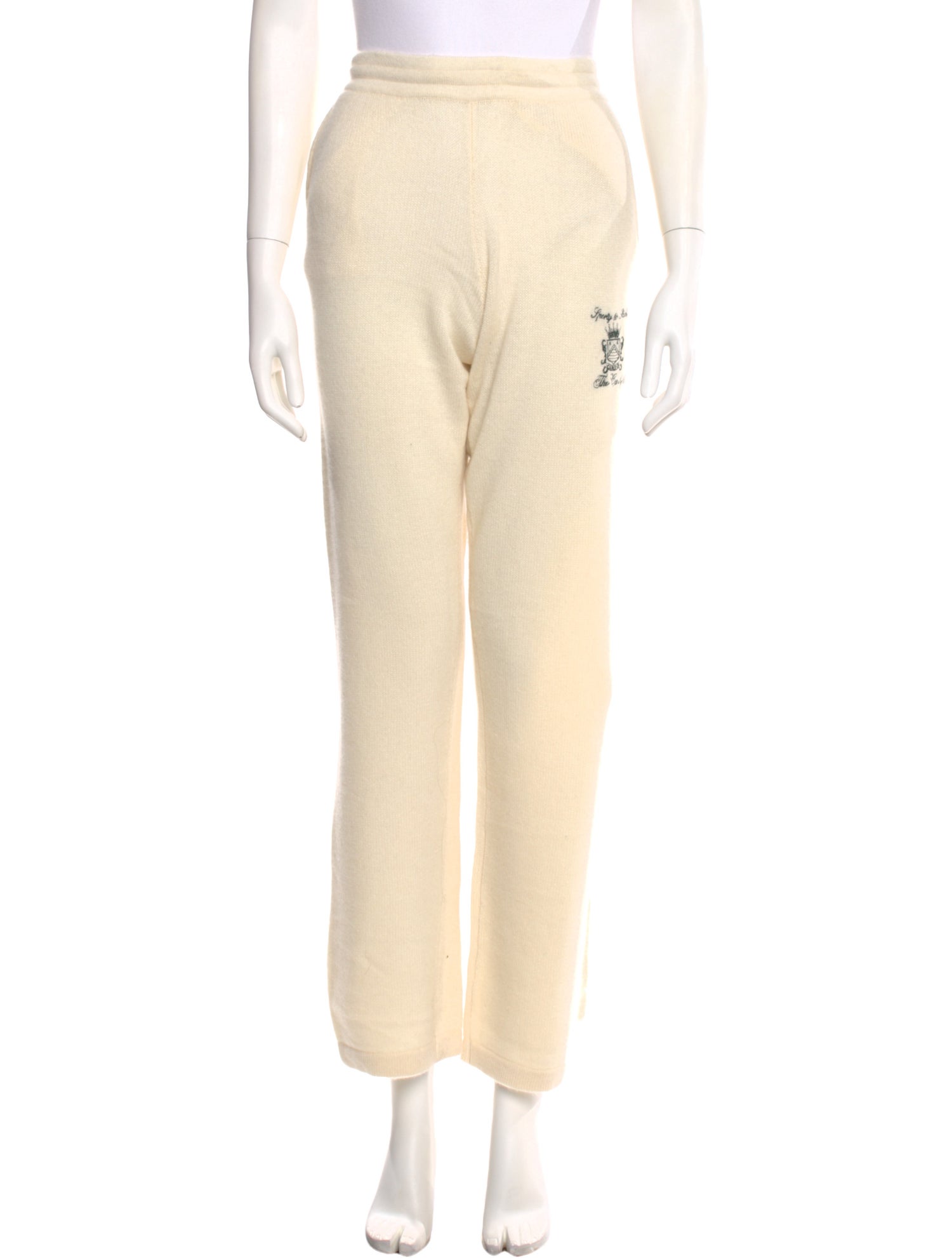 Sporty & Rich Cashmere Straight Leg Pants