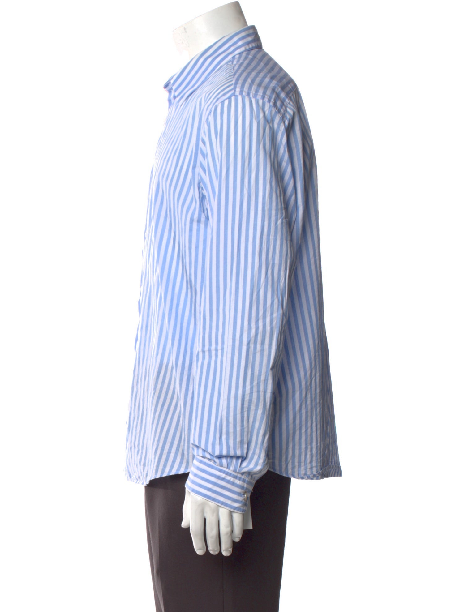 Sporty & Rich Striped Long Sleeve Shirt