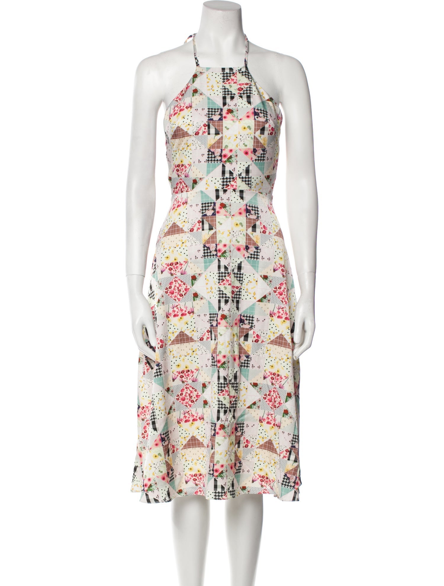 Samantha Sipos Floral Print Midi Length Dress