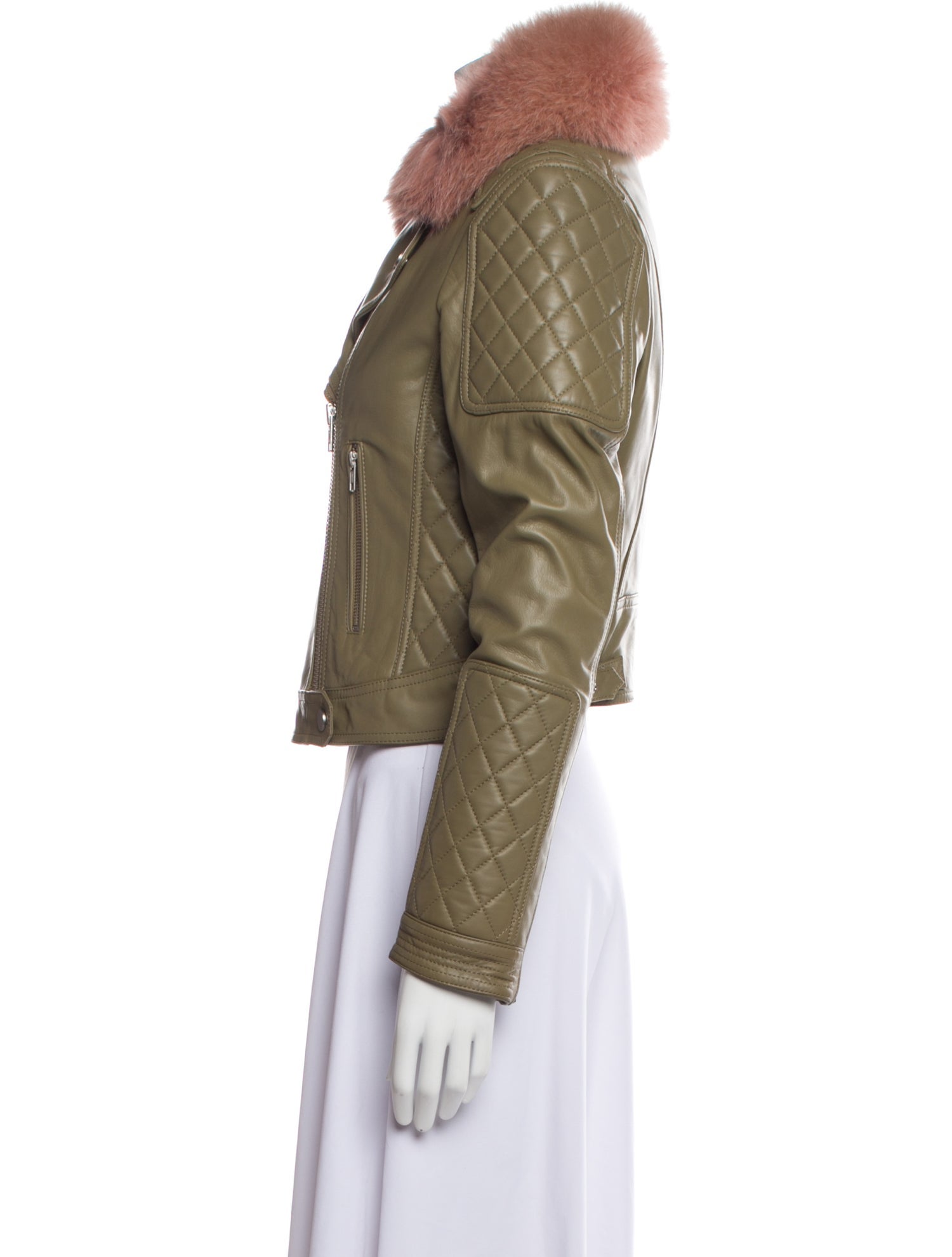 Samantha Sipos Lambskin Fur Jacket