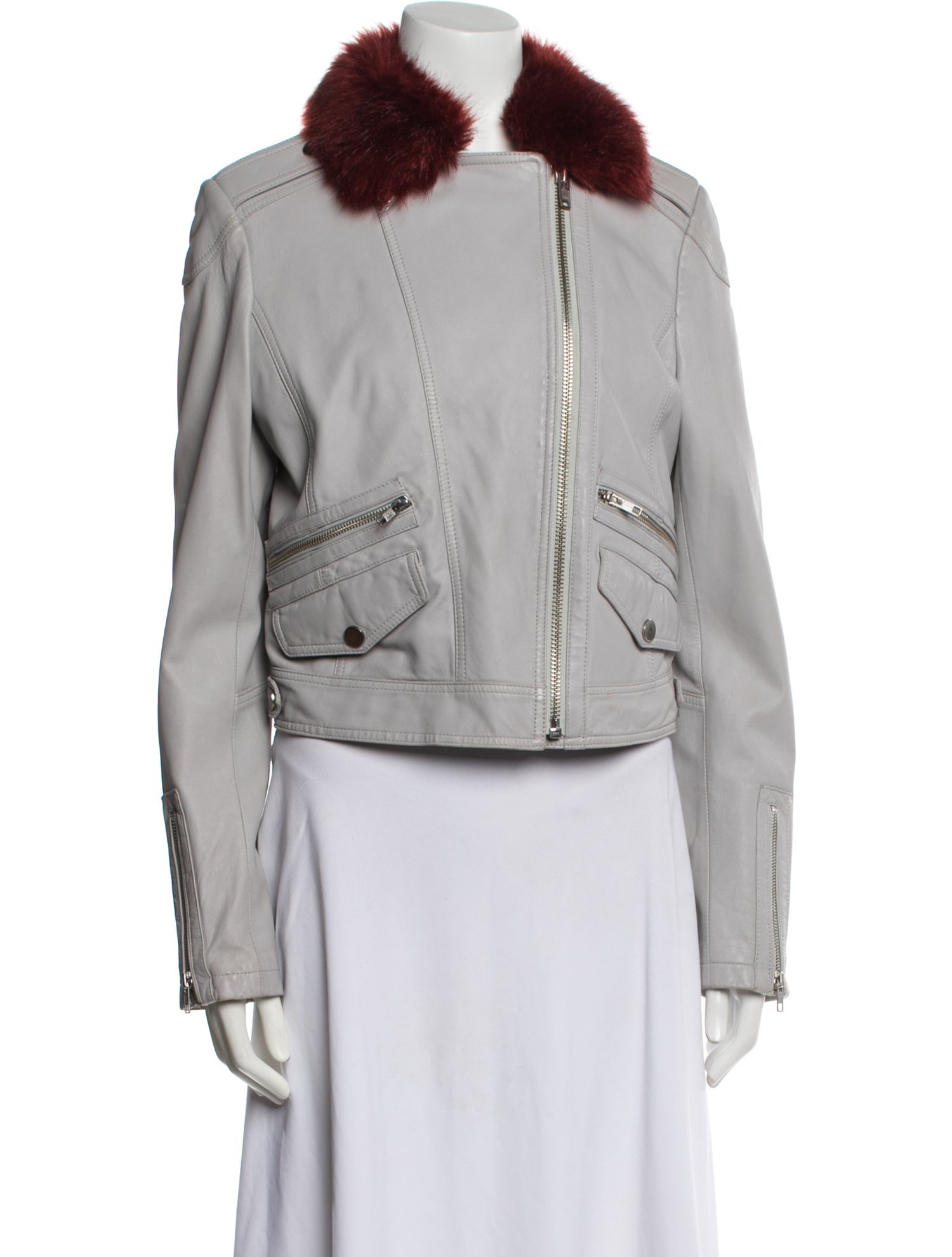 Samantha Sipos Leather Biker Jacket