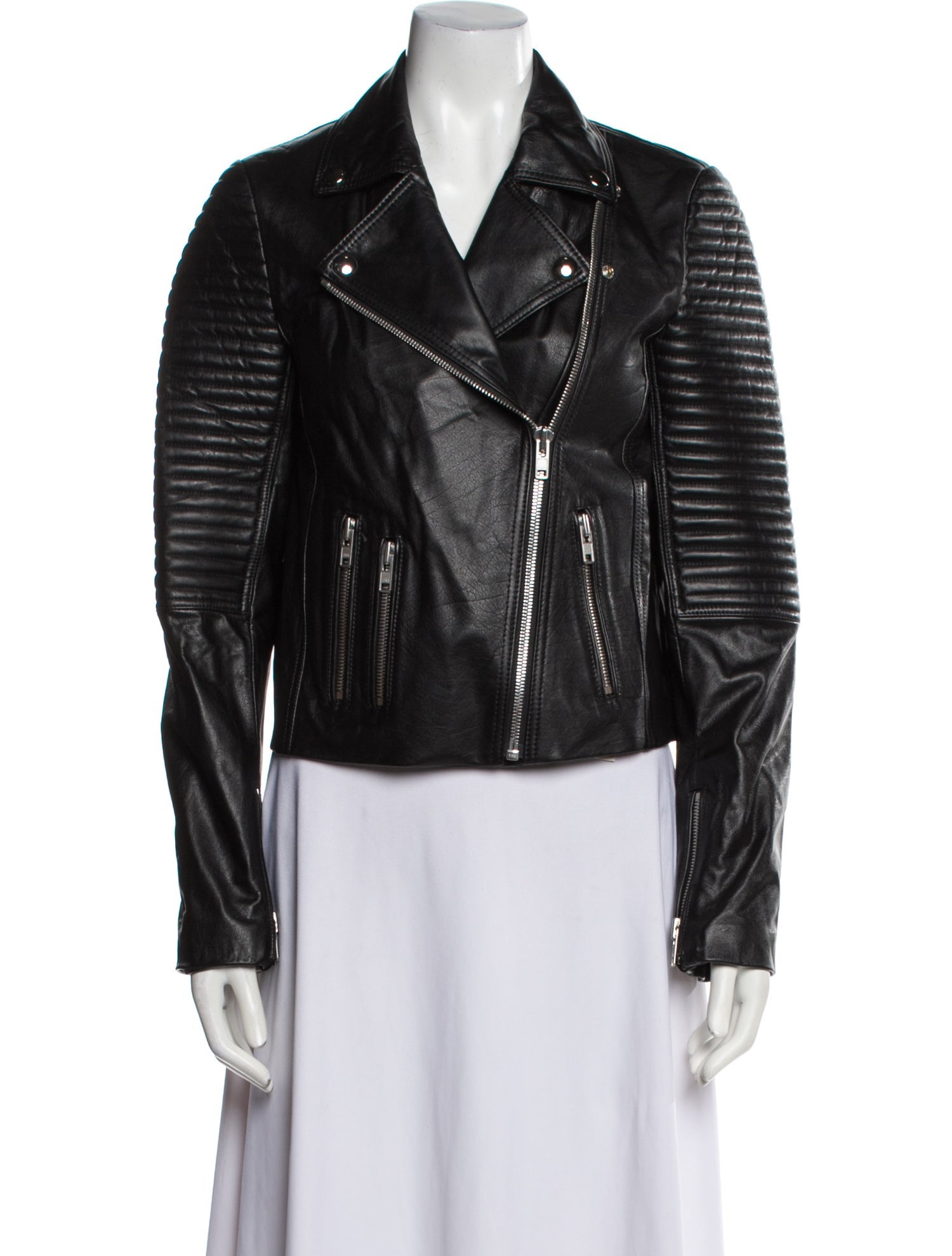 Samantha Sipos Leather Biker Jacket