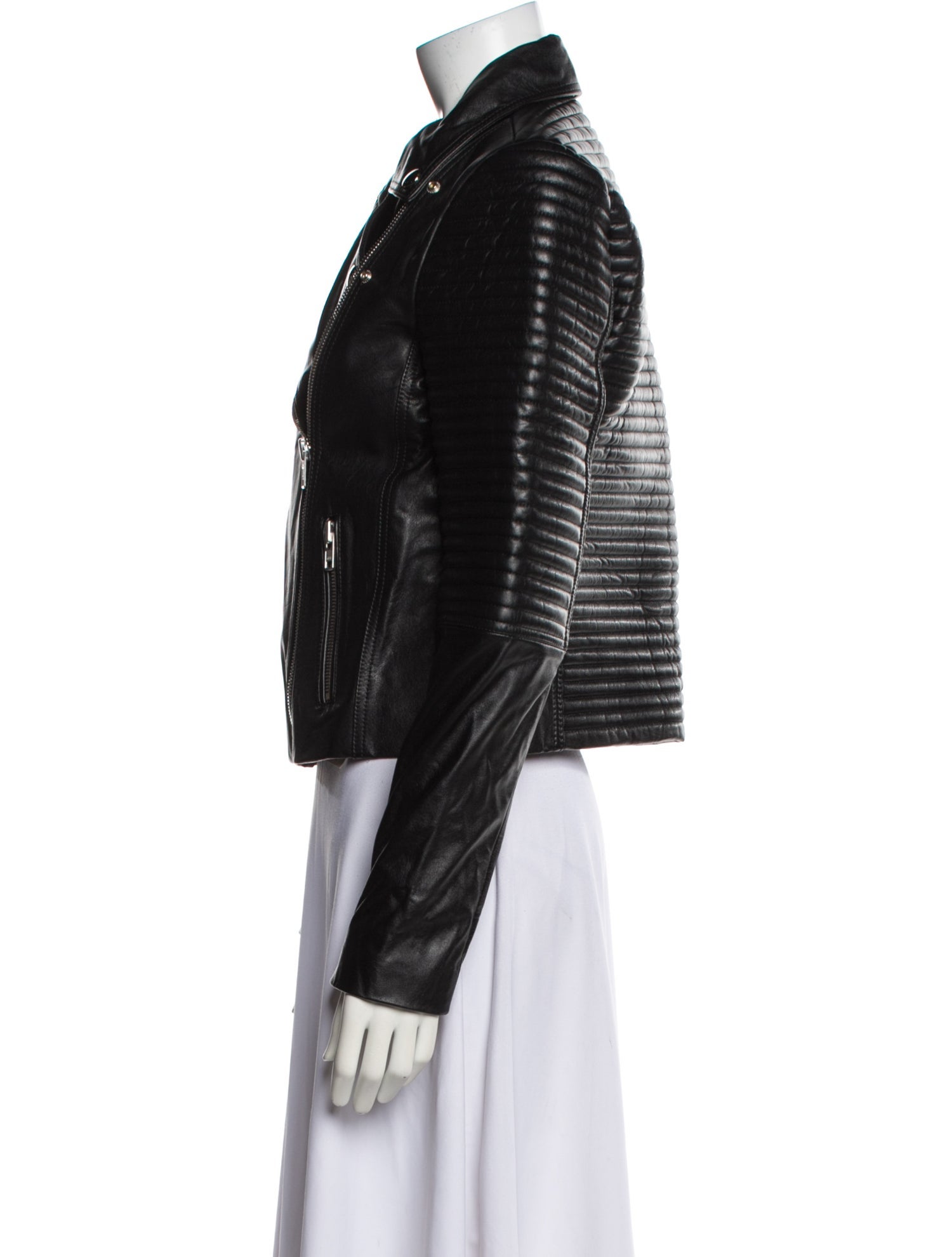 Samantha Sipos Leather Biker Jacket